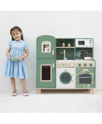 CLASSIC WORLD Большая деревянная винтажная кухня для детей