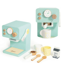 CLASSIC WORLD Wooden Coffee Maker Set for Children 7 el.