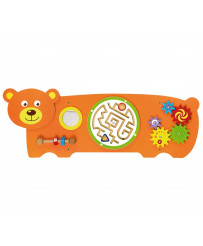 Viga Toys Sensory manipulation board Montessori Teddy Bear