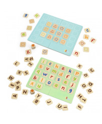 Game Memo Letters Learning the Alphabet Viga Montessori