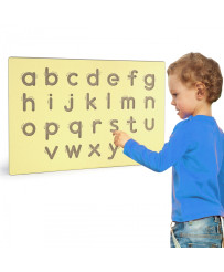 Nauka Pisania Małe Litery Szablon Do Tablicy Viga Toys Montessori