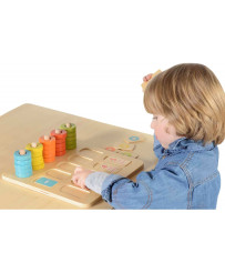Nauka Kolorów I Liczenia Edukacyjna Tabliczka Masterkidz Montessori