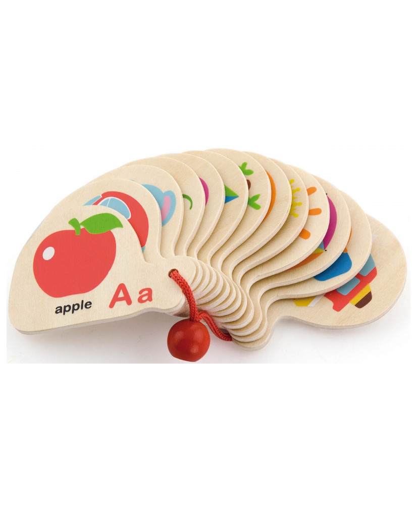Viga Wooden Book for Learning the Alphabet and English Montessori