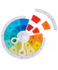 CLASSIC WORLD Clock Manipulative Board for Learning Time MONTESSORI 29 gab.