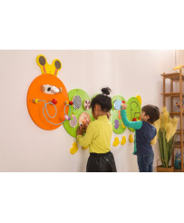 VIGA Wooden Board Caterpillar FSC Montessori Certificate