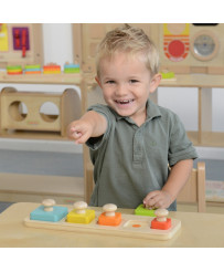 MASTERKIDZ Układanka Nauka Rozmiarów i Kolorow Montessori