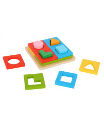 TOOKY TOY Montessori Shapes and Colors FSC puzzle