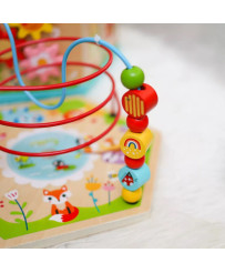 TOOKY TOY Interaktīvā Montessori koka sešstūra atveramā kaste