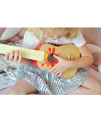 CLASSIC WORLD Drewniana Gitara dla Dzieci Akustyczna