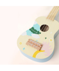 CLASSIC WORLD koka ukuleles ģitāra bērniem zila