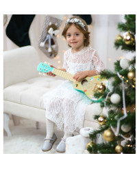 TOOKY TOY Drewniane Ukulele Gitara dla Dzieci 3+