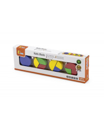 Wooden Puzzle Viga Mathematical Blocks Fractions 11 Montessori Elements