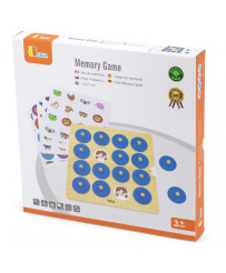 Viga Memory Gra Pamięciowa Zgadnij Obrazki 10 Kart Montessori