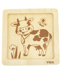 VIGA Handy Wooden Puzzle Fudge