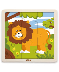 VIGA Handy Wooden Lion...