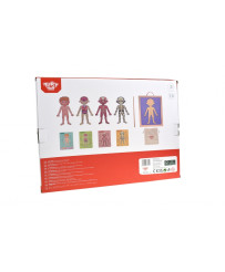 Tooky Toy Wooden Puzzle Montessori Magnetic Science Human Anatomy 78 pcs.