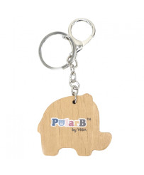 Viga PolarB Wooden Keychain Elephant Keychain
