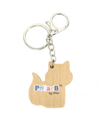 Viga PolarB Wooden Keychain Fox Keychain