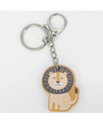 Viga PolarB koka atslēgu piekariņš Lion Keychain