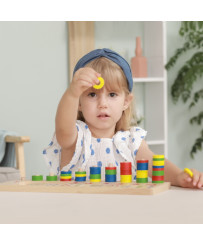Drewniane Liczydło Talesa Kreatywna Liczarka Abakus Viga Toys Montessori