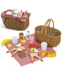 VIGA Wooden Picnic Set 30 pcs.