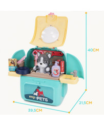 WOOPIE Dog Portable Beauty Salon 2in1 in a Transporter Backpack