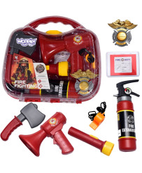 WOOPIE Set Firefighter's Suitcase with Fire Extinguisher 7 pcs.