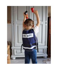CLASSIC WORLD Little Firefighter Set Costume Tools 8 gab.