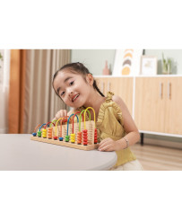 Viga Toys Educational wooden abacus for Montessori School Counting