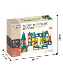 WOOPIE Magnetic Blocks Castle 98 pcs.