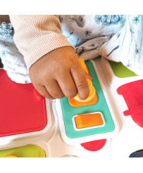 WOOPIE Tablica Manipulacyjna Kuchnia Zegar z Efektami Dźwiękowymi i Świetlnymi Montessori