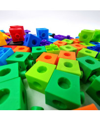 WOOPIE Mathematical Puzzle Game Construction Blocks Patterns 148 pcs.