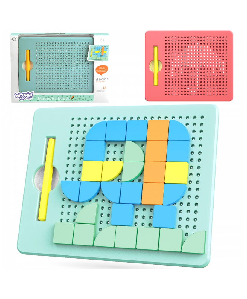 WOOPIE Magnetic Puzzle 2in1 Magnetic Drawing Creative Board 112 pcs.