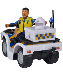 SIMBA Strażak Sam Quad Policyjny z Figurką Malcolma