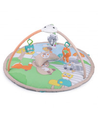 Woopie interactive sensory educational mat 8 melodies projector forest motif
