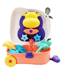 WOOPIE Sand Set 3in1 Cow Suitcase + Water Toy
