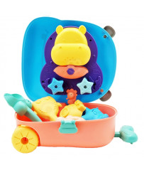 WOOPIE Sand Set 3in1 Suitcase Hippopotamus + Water Toy