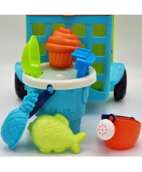 WOOPIE Sand Set with Trolley 9 pcs.