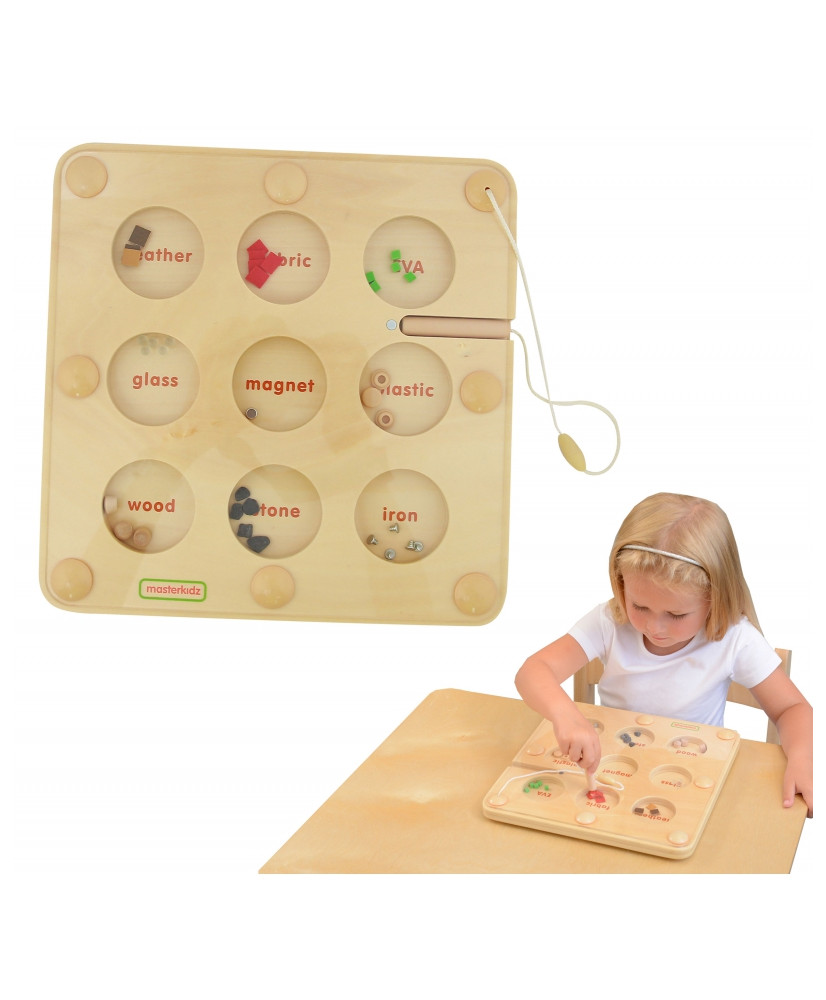 Kas pievilcēs izglītības magnētisko taustiņu spēli Masterkidz Montessori