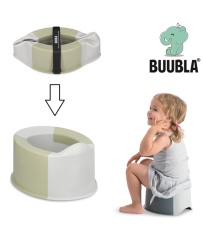 Buubla Foldable Potty Forest Green