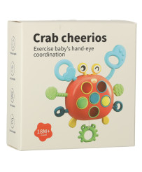 Baby teether crab sensory toy