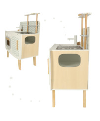 Wooden kitchen MDF LULILO retro accessories