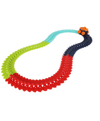 Racing car track with car 102 elements