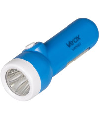 Rechargeable 2-in-1 flashlight with side light