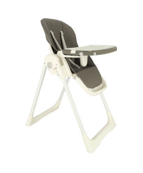 Feeding chair on wheels with stand folding grey