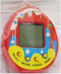 Toy Tamagotchi electronic game egg red