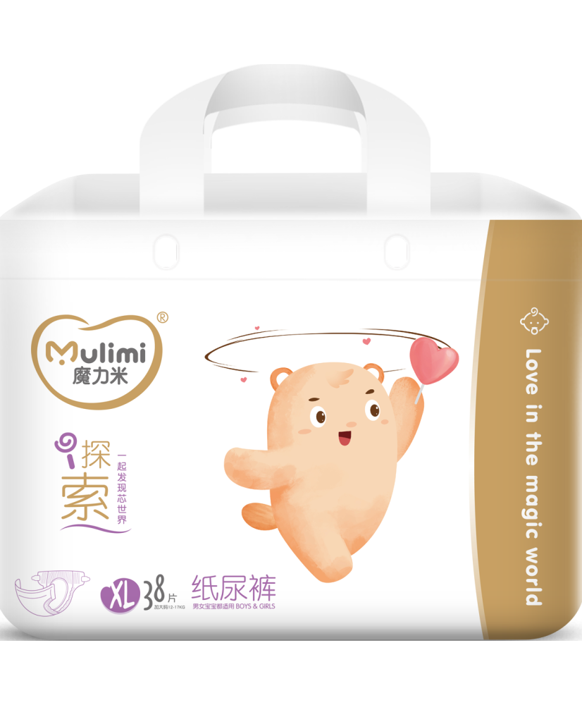 Diapers Mulimi XL 12-17kg 38pcs