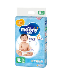 Diapers Moony L 9-14kg 54pcs