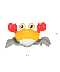 Interaktīvs krabju kāpurs ar skaņu
