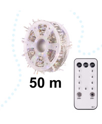LED lights chain on wheel 50m 500LED with remote control